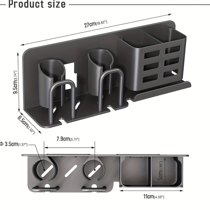 Wall-Mounted Electric Toothbrush Holder – Aluminum