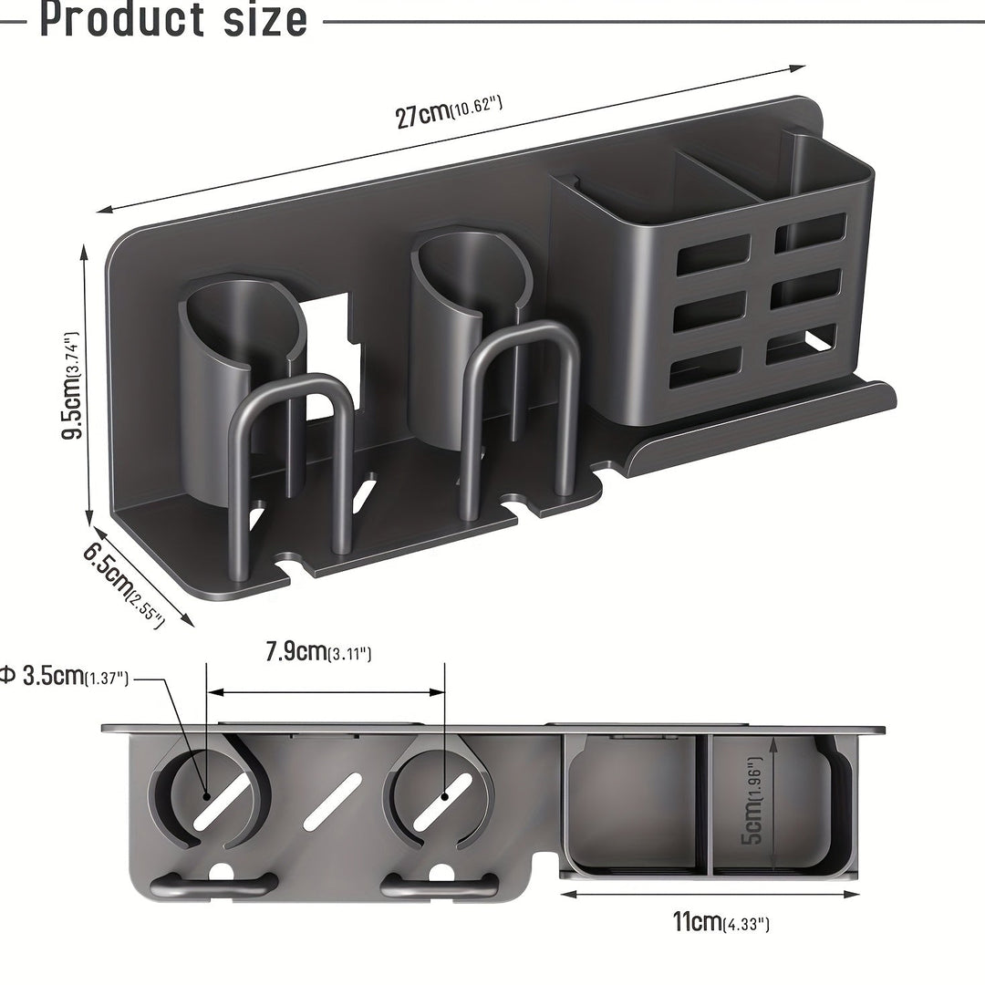 Wall-Mounted Electric Toothbrush Holder – Aluminum